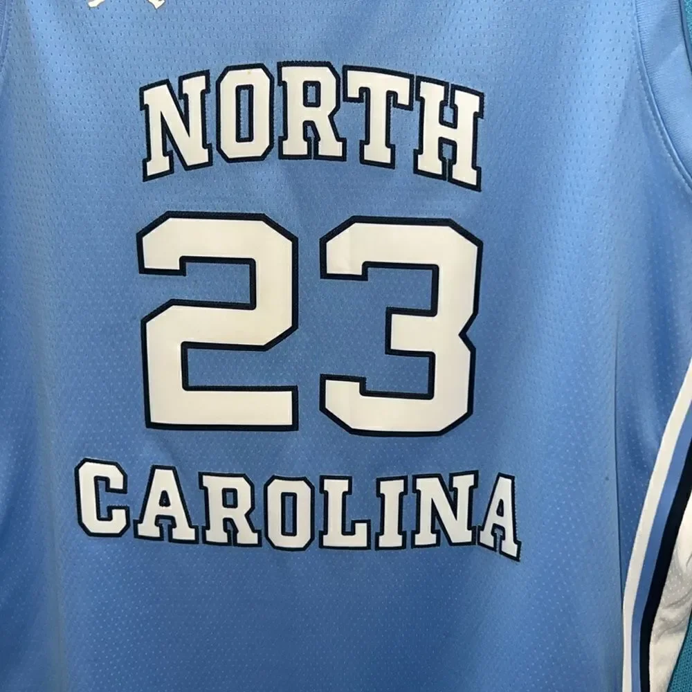Jordan UNC Tar Heel jersey blue white